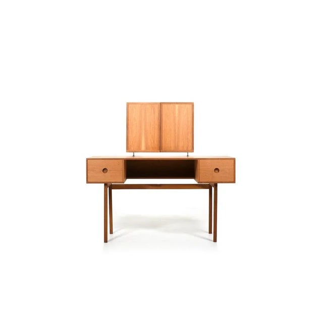 Wood Model 40 Dressing Table by Kai Kristiansen for Aksel Kjersgaard, 1960s For Sale - Image 7 of 13