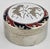 1960s Vintage Siam Sterling Silver Enamel Pill Box Thai Dancers White, Blue & Red For Sale - Image 5 of 12