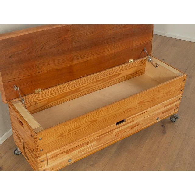 Wood Mid-Century Modern Wooden Chest, 1960s For Sale - Image 7 of 10