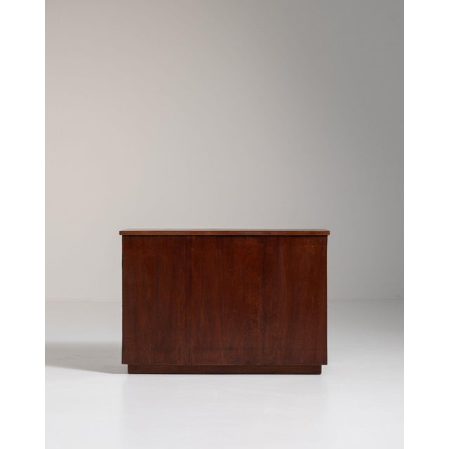 1960-1969 Denmark Rich Mahogany Open Mahogany Bookcase For Sale - Image 10 of 11