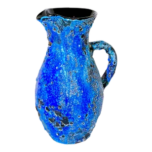 Fat Lava Ceramic Pitcher, by Charles Cart, France 1960s.