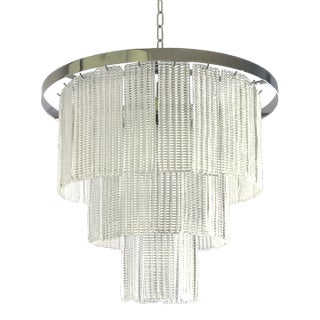 Murano Glass Sputnik Chandelier, Mazzega Style For Sale