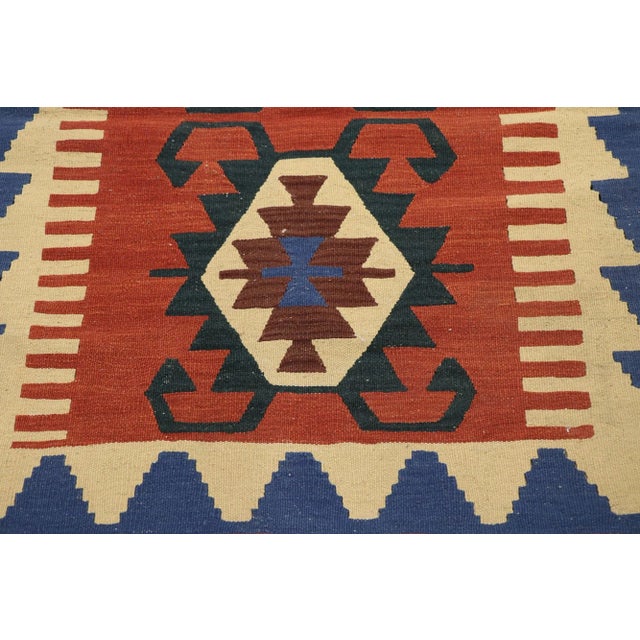 Vintage Persian Shiraz Kilim Rug - 02'11 X 03'09 For Sale - Image 4 of 9