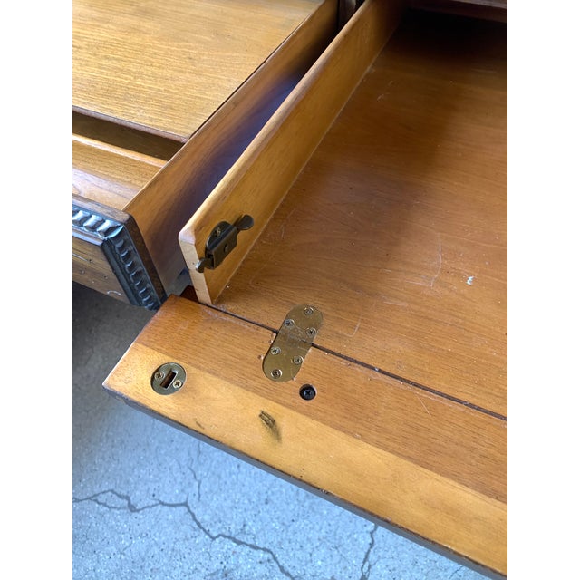 1980s Hooker Seven Seas Collection Executive Desk For Sale - Image 17 of 17