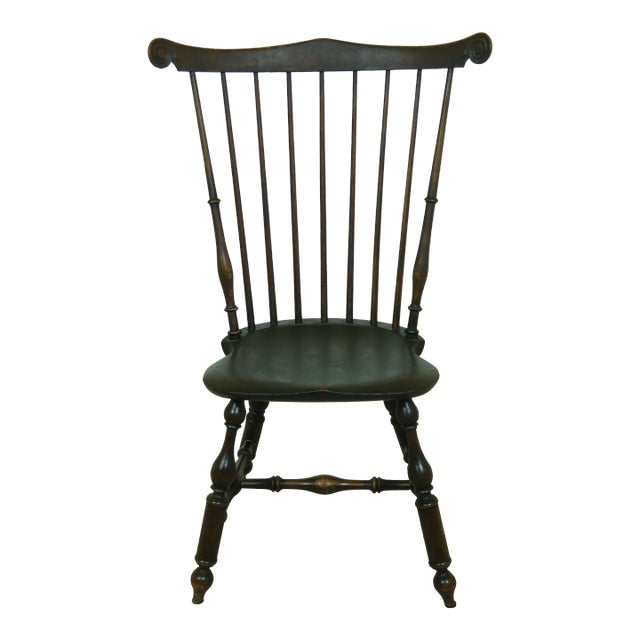 Wallace Nutting Vintage Windsor Fan Back Side Chair For Sale