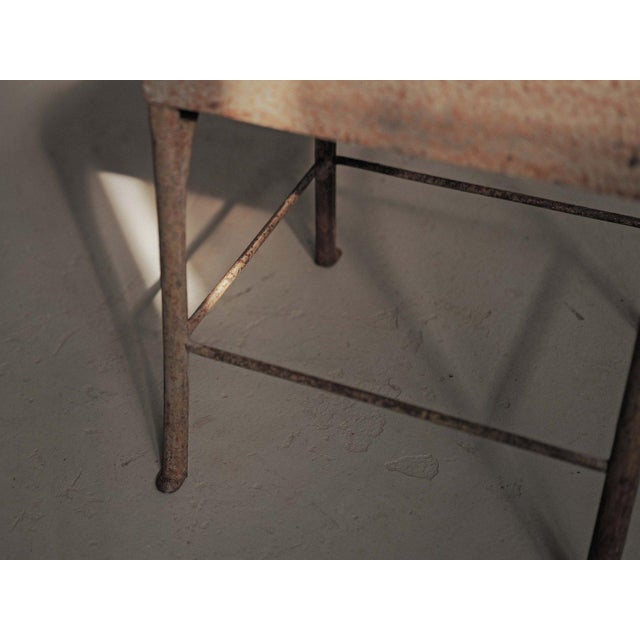 Riveted Steel and Patinated Sheet Metal Chairs, 1920, Set of 2 For Sale - Image 11 of 18