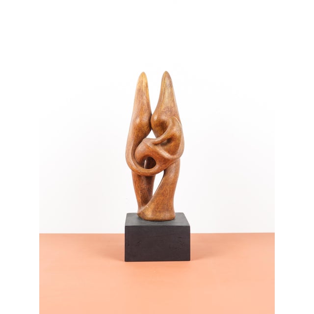 Sculpture Materials Dragoljub Milosevic, Standing Couple, 1970s, Plaster For Sale - Image 7 of 7