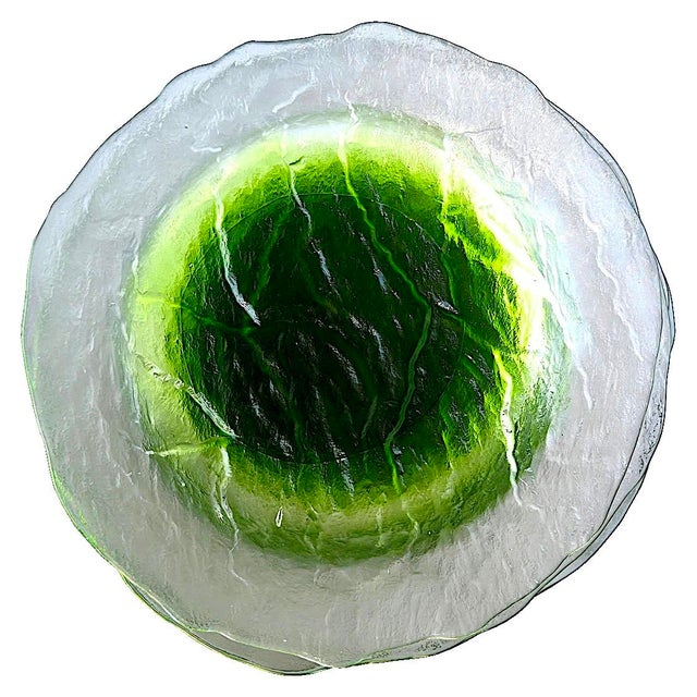1970s Textured Glass Pertti Santalahti Humppila Kivi Dinner Plates, Set of 12 For Sale - Image 15 of 16