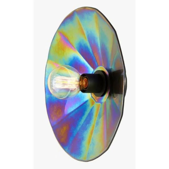 Contemporary Small Iris Fractale Wall Light by Radar For Sale - Image 3 of 7