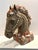 Plastic Seashell Encrusted Horse Head Bust Statue For Sale - Image 7 of 18