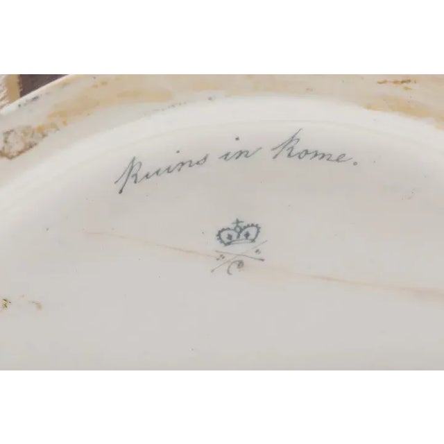 Early 19th Century Porcelain Crocus Vase with Ram's Head Handles For Sale - Image 10 of 11