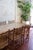 Faux Bamboo and Vienna Straw Dining Set, 1970s, Set of 7 For Sale - Image 6 of 9