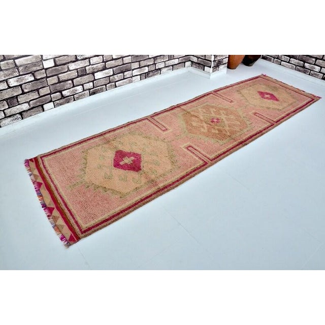 Handmade wool carpet in Turkish Anatolia , Vintage Oushak Rug,Turkish Vintage Anatolian Rug, Handmade wool Rug . One Of...