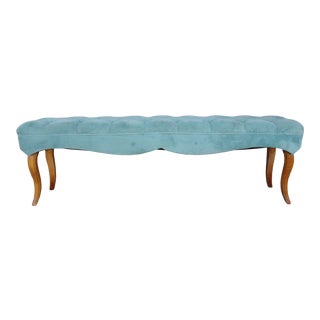 Vintage Hollywood Regency Bench For Sale