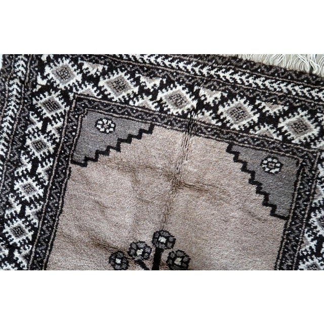1970s, Handmade Vintage Persian Gabbeh Rug 3.6' X 7' For Sale - Image 10 of 13
