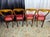 Set of 4 Mid-19th Century Uk Victorian Open Balloon Back Chairs – Ruby Damask For Sale - Image 10 of 12