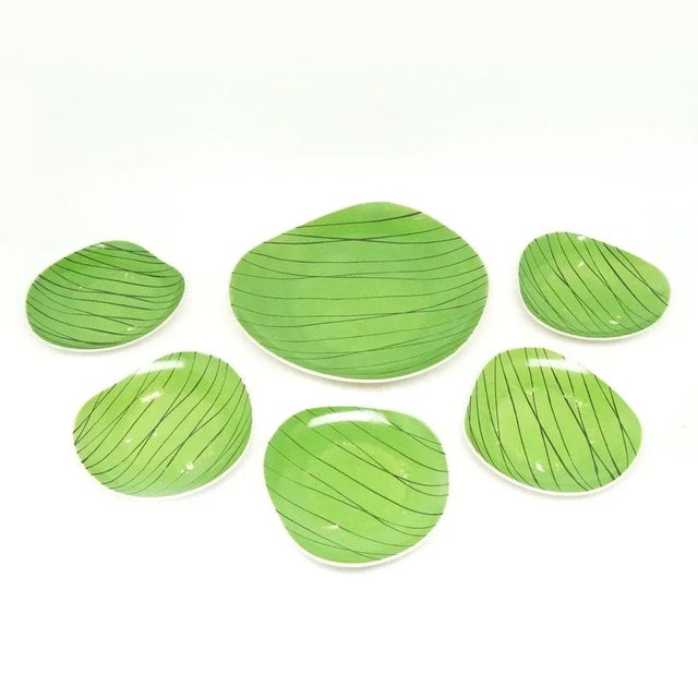 Mid-Century Cake Title Ryszard by G. Śszewska-Hoffmann for Pruszków, Poland, 1960s, Set of 6 For Sale - Image 9 of 10