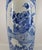 Grand 40" Vintage Blue & White Chinoiserie Floor Vase & Carved Stand For Sale In Austin - Image 6 of 17