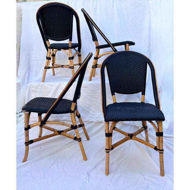 Black Sika-Design Black Bistro Sophie Side Chair-Set of 4 For Sale - Image 8 of 10
