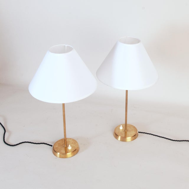 Metal Table Lamps from Falkenbergs Belysning, 1950s, Set of 2 For Sale - Image 7 of 8