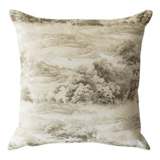 22" Scenic Hillside Daydreams Pillow For Sale