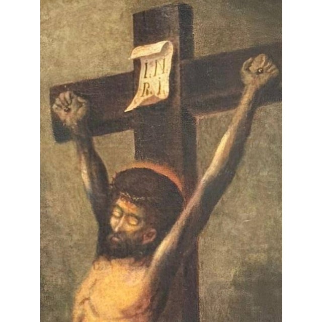 Spanish School Artist, Figurative Composition, 17th Century, Oil Painting on Canvas For Sale - Image 5 of 12