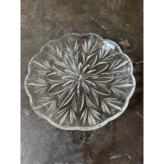 Waterford Marquis by Waterford Three-Section Crystal Relish Serving Bowl For Sale - Image 4 of 10