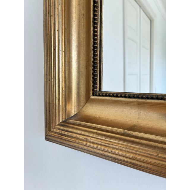 Wood Pair of Antique Danish Giltwood Wall Mirrors, Late 19th Century For Sale - Image 7 of 14