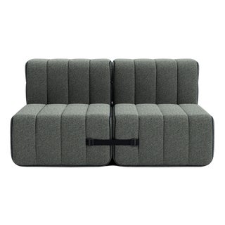 Curt Modular Set - Flexible 2-Seater - Sera - Gravel (Grey) by Ambivalenz, Set of 4 For Sale