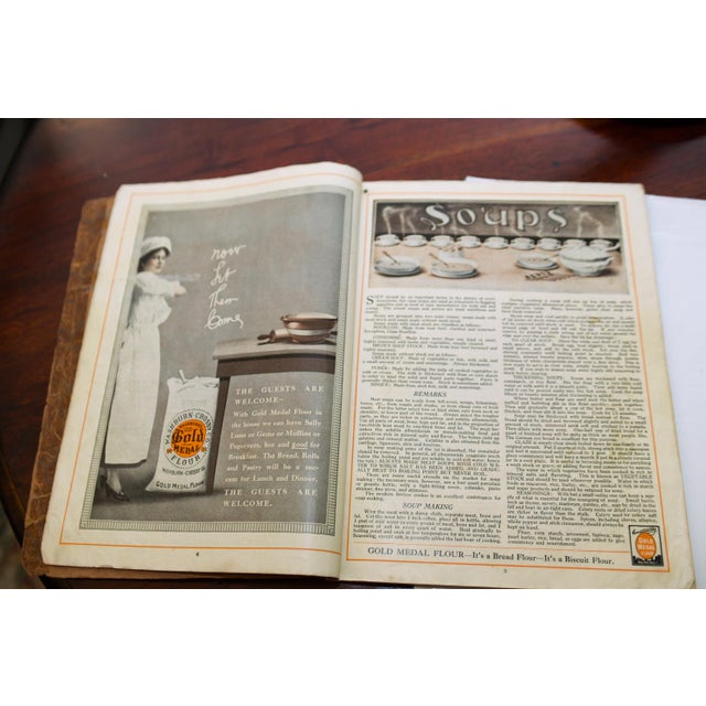 Art Deco 1915 Gold Medal Flour Household Cookbook For Sale - Image 3 of 10
