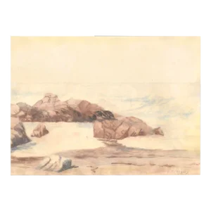 Low Tide - Mid Century Seascape by Margaret Esther Rogers