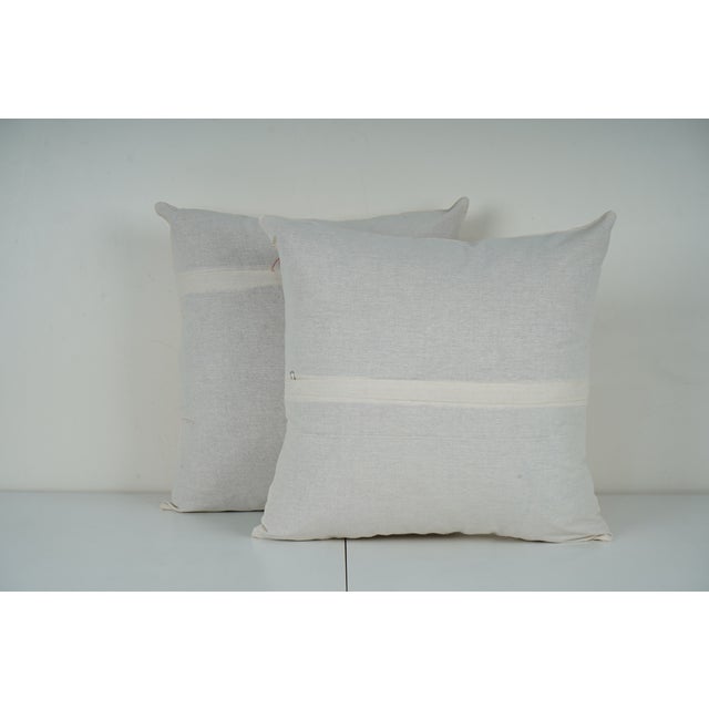 Embroidered Turtle Suzani Pillow Cover - A Pair For Sale In New York - Image 6 of 6