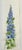 Shabby Chic Original “Blue Delphinium” Watercolor Tall Painting For Sale - Image 3 of 12