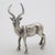 Vintage Italian Handmade Genuine Silver Ibex Animal Figurine Sculpture Miniature For Sale - Image 6 of 10