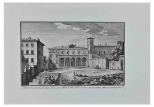 Giuseppe Vasi, San Pietro in Vincoli, Etching, Late 18th Century