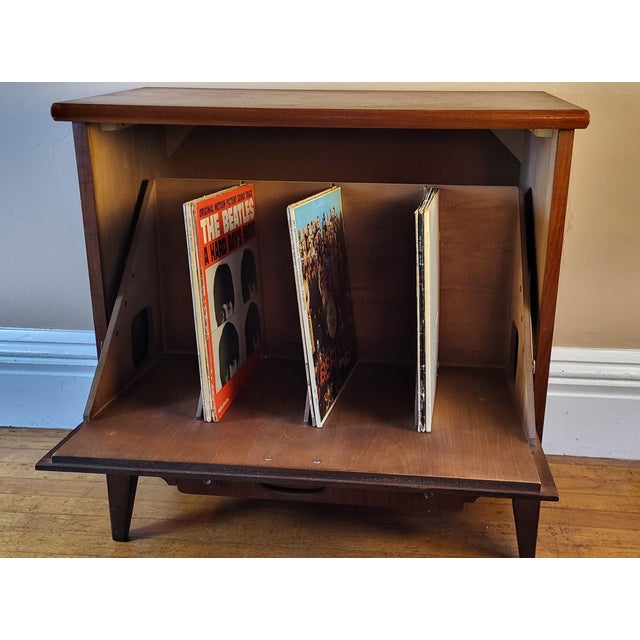 Vintage MCM Lane Record Cabinet-Tilt Down For Sale In Boston - Image 6 of 12
