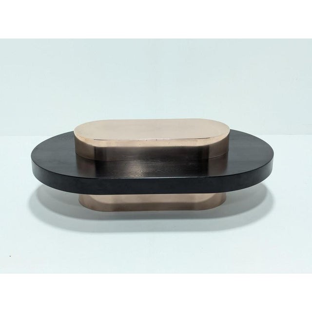 Copper and Wood Coffee Table For Sale - Image 18 of 18