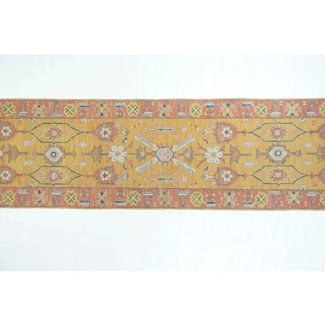 Persian Sumak Runner 2'4'' X 10' For Sale - Image 3 of 12