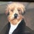 Folk Art 1980s Dog in Formal Wear For Sale - Image 3 of 11