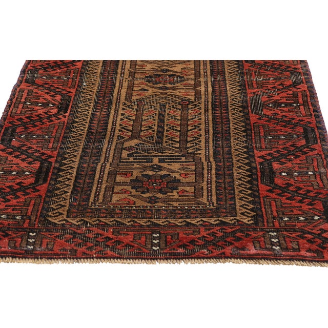 Late 19th Century Persian Turkoman Rug, 02'03 X 04'09 For Sale - Image 4 of 10