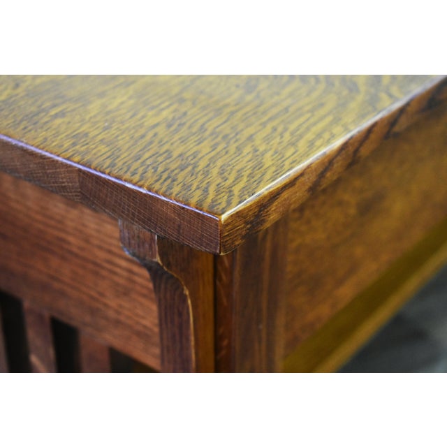 Mission Crofter Style 1 Drawer Coffee Table - Michael's Cherry For Sale - Image 4 of 5
