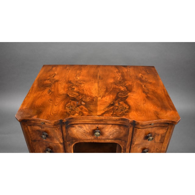 Yew Wood Chest with Slide, 1900s For Sale - Image 10 of 14