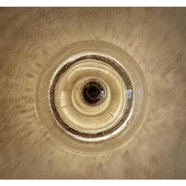 Silver Vintage Space Age Glass Sconces from RZB, 1970s, Set of 2 For Sale - Image 8 of 18