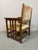 Beige Antique Dutch Haagse School Oak Armchair by L.O.V. Meubelfabriek, Oosterbeek, the Netherlands, 1920s For Sale - Image 8 of 14