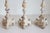 18th Century French Early 18th Century Rococo Gray and Cream Painted Candlesticks, Sold Each For Sale - Image 5 of 6