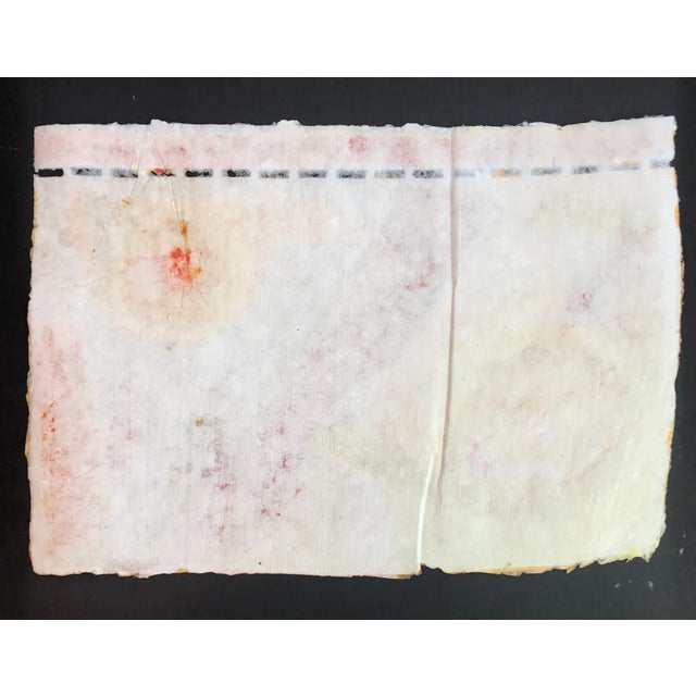 1970s 1970s Richard Goodwin Abstract Painting on Paper For Sale - Image 5 of 5