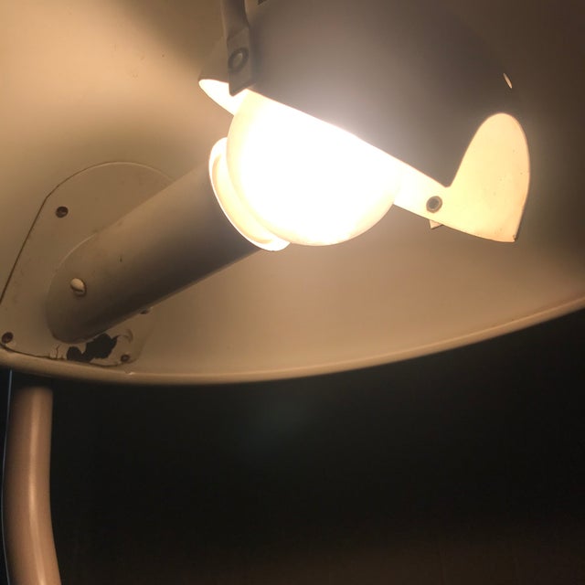 Medical Industrial Floor Lamp 1940s Kurt Versel Atomic Era For Sale - Image 16 of 18