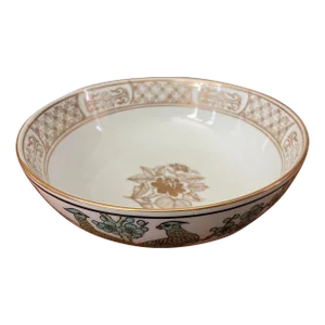 1960s Japanese Gold Imari Hand Painted Bowl