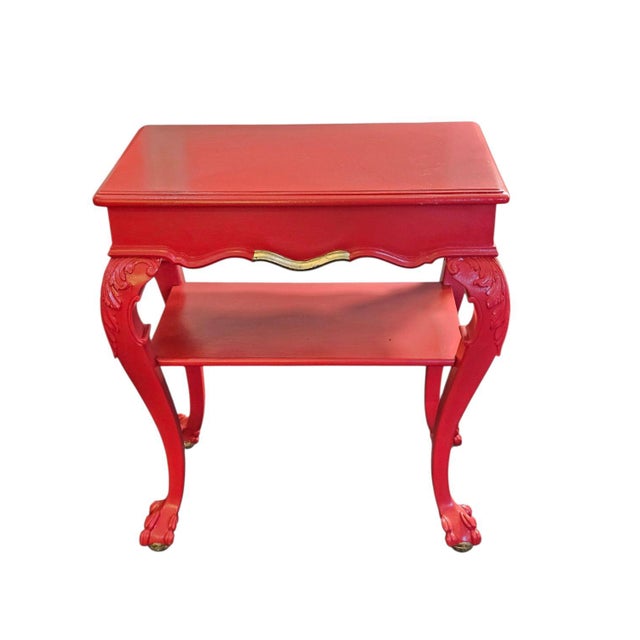 19th Century Neo Baroque Wooden Parlor Table, 1890s For Sale - Image 5 of 17