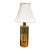 1980s Hollywood Regency Brass Cylinder Table Lamp For Sale